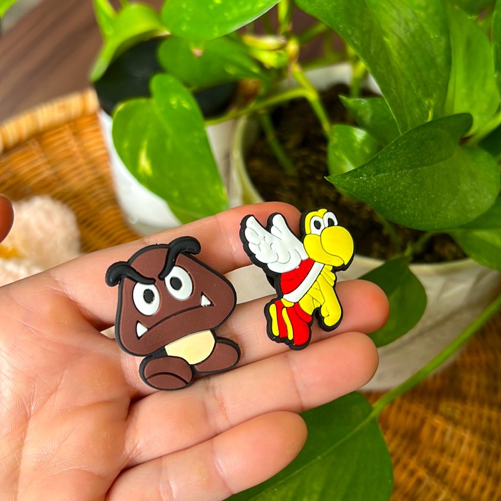 Mario Characters Crocs Jibitz
